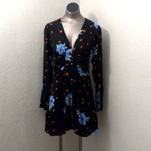 Free People Floral Print Dress